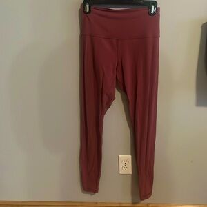 Mauve pink lululemon leggings